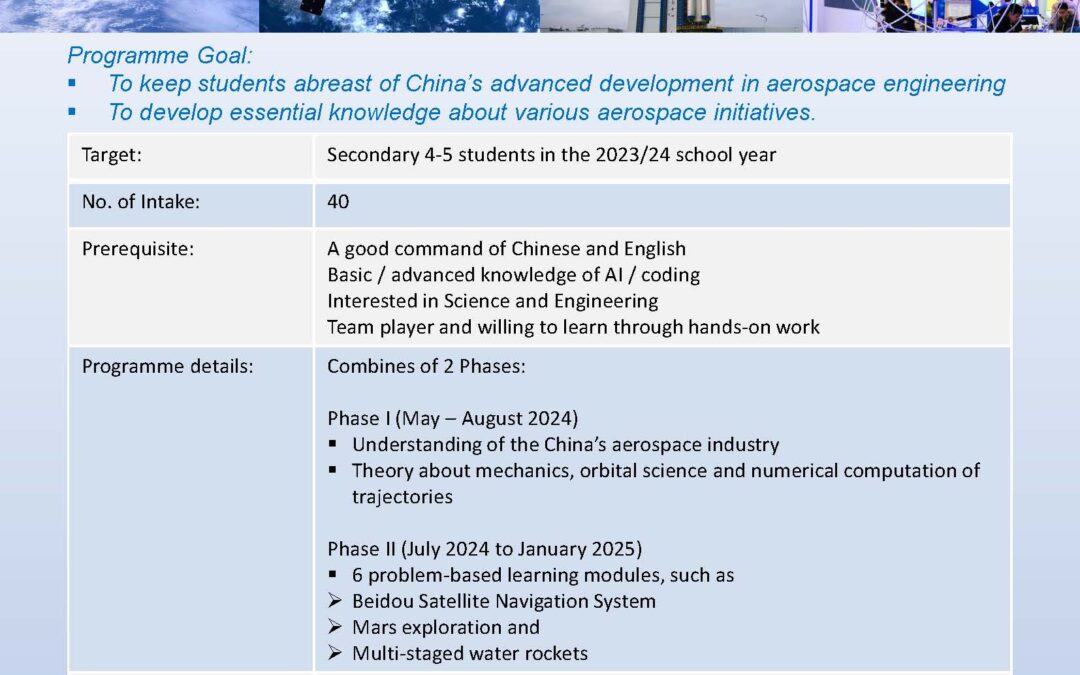 China Aerospace Education Programme